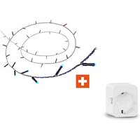 WiZ RGBIC Smart LED Fairy Light Lichterkette + WiZ Smart Plug powermeter Type-F Steckdose weiß WiZ RGBIC Smart LED Fairy Light Lichterkette + WiZ Smart Plug powermeter Type-F Steckdose weiß von Wiz