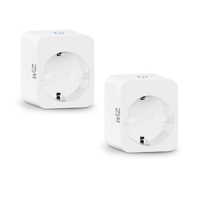 WiZ Smart Plug powermeter Type-F Steckdose weiß, 2er Pack WiZ Smart Plug powermeter Type-F Steckdose weiß, 2er Pack von Wiz