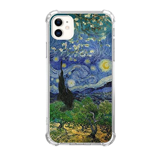Van Gogh Paintings Handyhülle Kompatibel mit iPhone 12/iPhone 12 Pro, Drei Kunstwerke von van gogh Art Trendy Cool Girl Boy Hülle für iPhone 12/iPhone 12 Pro, Silikon Stoßfest TPU Bumper Case Van Gogh Paintings Handyhülle Kompatibel mit iPhone 12/iPhone 12 Pro, Drei Kunstwerke von van gogh Art Trendy Cool Girl Boy Hülle für iPhone 12/iPhone 12 Pro, Silikon Stoßfest TPU Bumper Case von Wizeyake