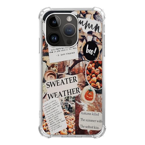 Wizeyake Ästhetische Herbst Kürbis Collage Handyhülle Kompatibel mit iPhone 14 Pro Max, Herbstwetter Collage Trendy Cool Girl Boy Hülle für iPhone 14 Pro Max, Silikon Stoßfest TPU Bumper Case Wizeyake Ästhetische Herbst Kürbis Collage Handyhülle Kompatibel mit iPhone 14 Pro Max, Herbstwetter Collage Trendy Cool Girl Boy Hülle für iPhone 14 Pro Max, Silikon Stoßfest TPU Bumper Case von Wizeyake