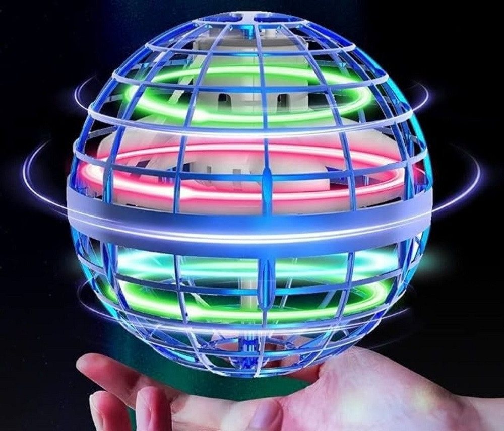 Wiztex Fiegender Ball - Wiederaufladbare RGB-Lichter Schwebeball Kinderr Spielzeug-Drohne von Wiztex