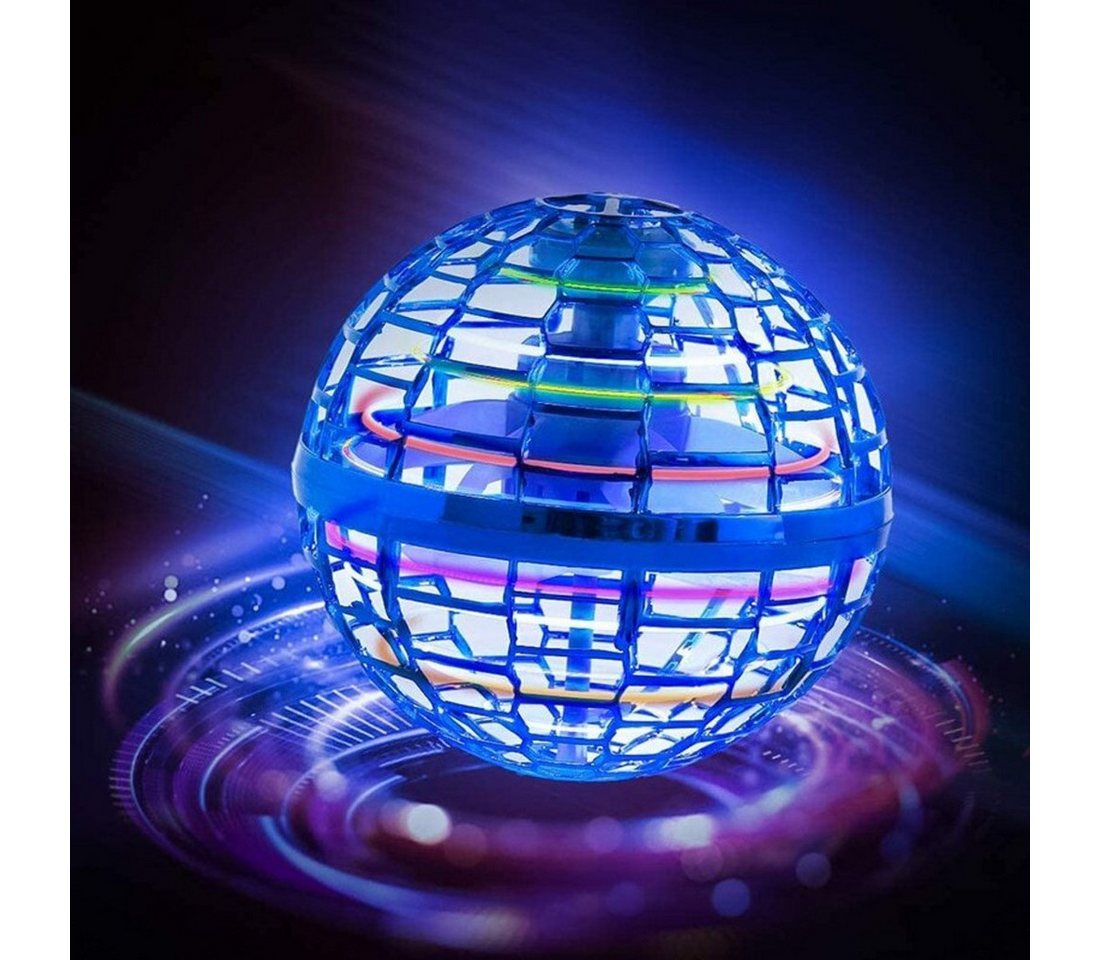 Wiztex Flynova Pro Fliegender Ball mit Fernbedienung - Handheld Schwebeball Spielzeug-Drohne (Pack, Wiztex Spielzeug Kollektion, Fernbedienung, aufladbar, RGB-Lichter) von Wiztex