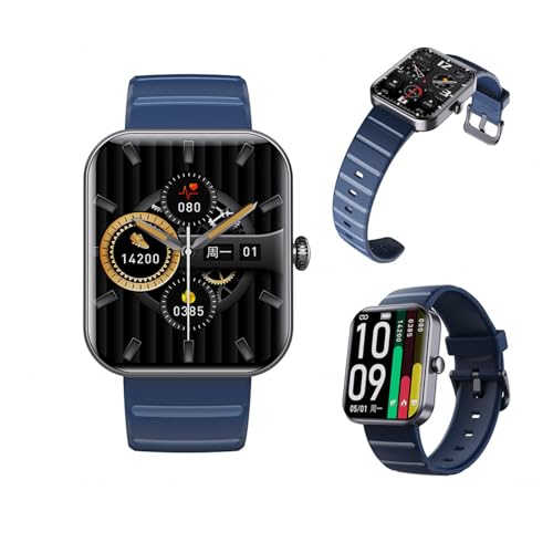 Wizvox 2025 Fitness Uhr Damen - 𝐁𝐥𝐮𝐭𝐳𝐮𝐜𝐤𝐞𝐫𝐦𝐞𝐬𝐬𝐮𝐧𝐠 50 Sportmodi 1.9" Blutdruckmessgerät Uhr Herren Modischer Begleiter,Blue Wizvox 2025 Fitness Uhr Damen - 𝐁𝐥𝐮𝐭𝐳𝐮𝐜𝐤𝐞𝐫𝐦𝐞𝐬𝐬𝐮𝐧𝐠 50 Sportmodi 1.9" Blutdruckmessgerät Uhr Herren Modischer Begleiter,Blue von Wizvox