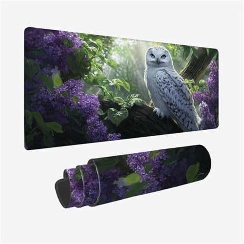 Eule Mousepad, Baum Mauspad XXL 700x300mm, Schreibtischunterlage mit Vernähte Kanten und rutschfeste Gummibasis, WassXerdicht Anti-Rutsch Mouse Pad für Gaming, PC Zubehör, Gifts for Women,Model843 Eule Mousepad, Baum Mauspad XXL 700x300mm, Schreibtischunterlage mit Vernähte Kanten und rutschfeste Gummibasis, WassXerdicht Anti-Rutsch Mouse Pad für Gaming, PC Zubehör, Gifts for Women,Model843 von Wjffnzbz