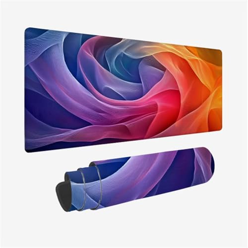 Gaming Mauspad abstrakt Schreibtischunterlage Streifen Mousepad Groß 900x400x3mm, Mauspad Gaming Zubehör rutschfeste Gummibasis für Tastatur und Maus Verbessert Präzision und Geschwindigkeit,Model53 Gaming Mauspad abstrakt Schreibtischunterlage Streifen Mousepad Groß 900x400x3mm, Mauspad Gaming Zubehör rutschfeste Gummibasis für Tastatur und Maus Verbessert Präzision und Geschwindigkeit,Model53 von Wjffnzbz