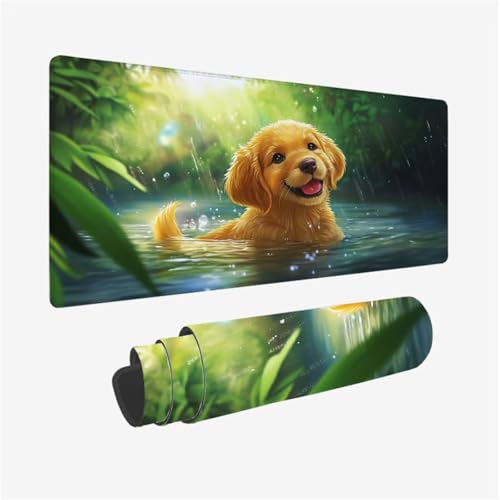 Hund Mousepad, anlage Mauspad XXL 700x300mm, Schreibtischunterlage mit Vernähte Kanten und rutschfeste Gummibasis, WassXerdicht Anti-Rutsch Mouse Pad für Gaming, PC Zubehör, Gifts for Women,Model915 Hund Mousepad, anlage Mauspad XXL 700x300mm, Schreibtischunterlage mit Vernähte Kanten und rutschfeste Gummibasis, WassXerdicht Anti-Rutsch Mouse Pad für Gaming, PC Zubehör, Gifts for Women,Model915 von Wjffnzbz