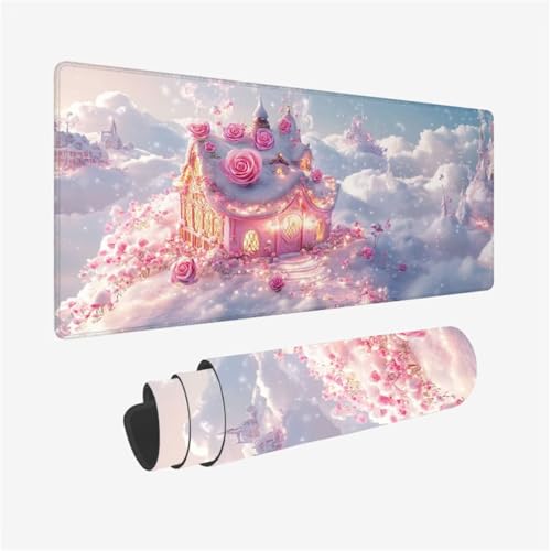 Mauspad Kabine Muster Design, Blume Mousepad XXL 80x40cm, Schreibtischunterlage mit rutschfeste Gummibasis, WassXerdicht Mouse Pad Schreibtisch Zubehör für Büro Deko, Geschenke für Frauen,Model778 Mauspad Kabine Muster Design, Blume Mousepad XXL 80x40cm, Schreibtischunterlage mit rutschfeste Gummibasis, WassXerdicht Mouse Pad Schreibtisch Zubehör für Büro Deko, Geschenke für Frauen,Model778 von Wjffnzbz