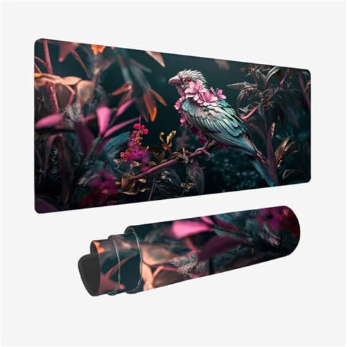 Vogel Mousepad, anlage Mauspad XXL 900x300mm, Schreibtischunterlage mit Vernähte Kanten und rutschfeste Gummibasis, WassXerdicht Anti-Rutsch Mouse Pad für Gaming, PC Zubehör, Gifts for Women,Model813 Vogel Mousepad, anlage Mauspad XXL 900x300mm, Schreibtischunterlage mit Vernähte Kanten und rutschfeste Gummibasis, WassXerdicht Anti-Rutsch Mouse Pad für Gaming, PC Zubehör, Gifts for Women,Model813 von Wjffnzbz