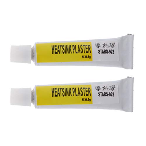 Wjsdsg 2 Stücke Hochleistungs Silikon Wärmeleitpaste 0 671 Watt/für M. K Für Für CPU Kühlkörper Lüfter Kühlung VGA von Wjsdsg