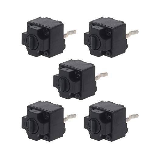 Wjsdsg 5 Stücke Original Maus Platz Schalter Taste EVQP0E07K Baolei IE4.0 Schwarze Flecken 6x6x7 45 von Wjsdsg
