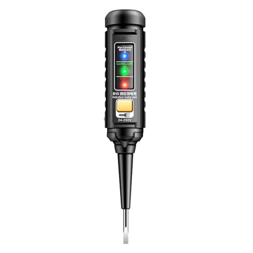 24–250 V Spannungserkennungsstift, Induktionsteststift, Farbbildschirm-Tester, professioneller elektrischer Stift mit Alarm-Taschenlampe 24–250 V Spannungserkennungsstift, Induktionsteststift, Farbbildschirm-Tester, professioneller elektrischer Stift mit Alarm-Taschenlampe von Wkldjf