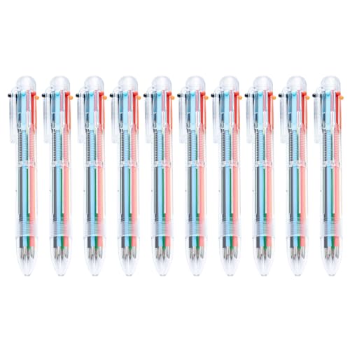 Wkldjf 10pcs Einsenkbares Mehrfarbiger Stift 10 Penser von Wkldjf
