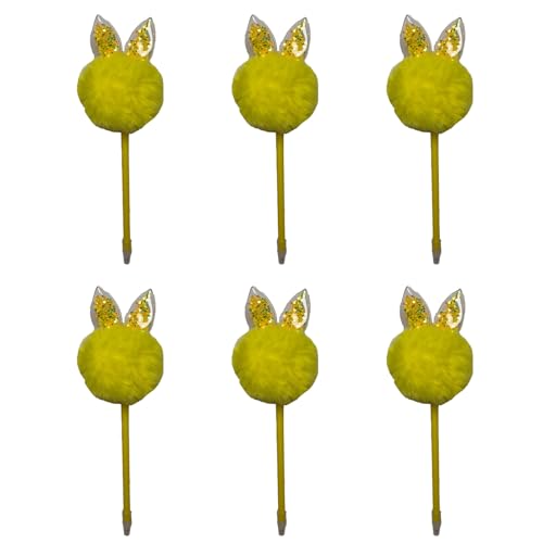 Wkldjf 6 Stück Plüsch-Kugelschreiber, lustiger Schreibstift, glatt zu schreiben, Weihnachtsstrumpffüller für Schüler, Kinder, Belohnung Wkldjf 6 Stück Plüsch-Kugelschreiber, lustiger Schreibstift, glatt zu schreiben, Weihnachtsstrumpffüller für Schüler, Kinder, Belohnung von Wkldjf
