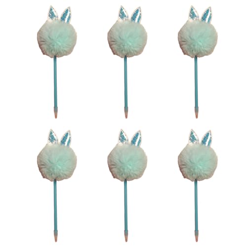 Wkldjf 6 Stück Plüsch-Kugelschreiber, lustiger Schreibstift, glatt zu schreiben, Weihnachtsstrumpffüller für Schüler, Kinder, Belohnung Wkldjf 6 Stück Plüsch-Kugelschreiber, lustiger Schreibstift, glatt zu schreiben, Weihnachtsstrumpffüller für Schüler, Kinder, Belohnung von Wkldjf