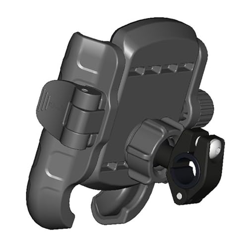Wkldjf Aluminiumlegierung Telefon Halterung Mit Vibrationen Dämpfung Silikonpolster ATV Bike Scooter Handy Handyhalter von Wkldjf