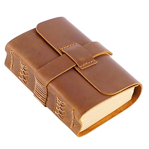 Wkldjf Vintage-Tagebuch, Notizblock, geprägtes Leder, dickes augenschonendes Kraftpapier für Lehrer, Journaling, Schreiben Wkldjf Vintage-Tagebuch, Notizblock, geprägtes Leder, dickes augenschonendes Kraftpapier für Lehrer, Journaling, Schreiben von Wkldjf