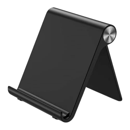 Wlikmjg Schreibtisch-Handyständer, Telefonhalter für den Schreibtisch, Tablet-Halterung winkelverstellbar, Tragbarer Smartphone-Ständer, Rutschfester Handy-Halter, Handy-Halterung von Wlikmjg