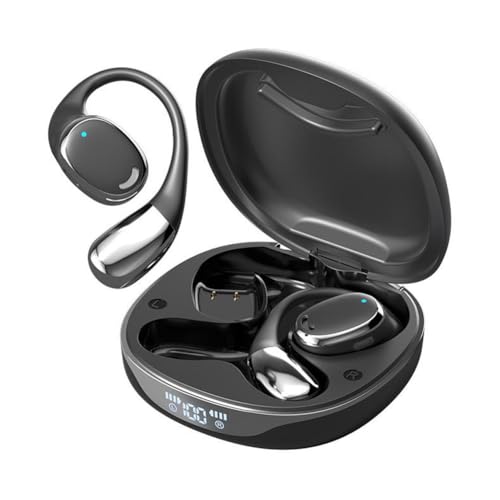 Offene Ohr-Kopfhörer, Bluetooth-Ohrhörer mit LED-Digitalanzeige, wasserdichte Ohrhörer, Bluetooth-Leitung Offene Ohr-Kopfhörer, Bluetooth-Ohrhörer mit LED-Digitalanzeige, wasserdichte Ohrhörer, Bluetooth-Leitung von Wmool