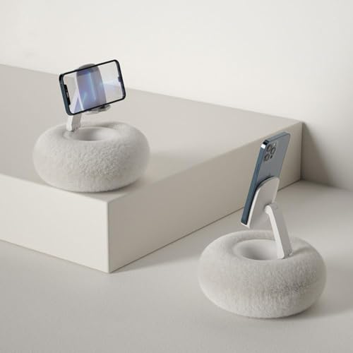 Wmool Kissen Handy Tablet PC drehbarer Ständer Live Broadcast Ständer faul Bett Universal Drama Desktop Bettständer Lesen Gemütlicher Ständer für mit Bett Snack im Telefon Tablet Telefon Bett Snack von Wmool
