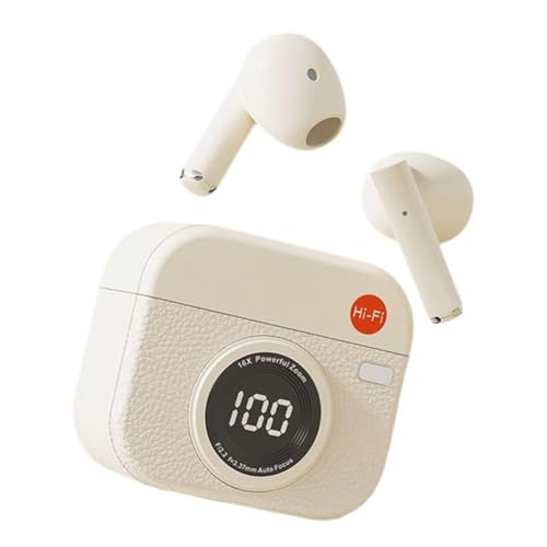 Wmool Retro Kamera Kopfhörer In Ear LED Bildschirm Bluetooth Ohrhörer mit Stereo HiFi Kopfhörer Anruf HD Wmool Retro Kamera Kopfhörer In Ear LED Bildschirm Bluetooth Ohrhörer mit Stereo HiFi Kopfhörer Anruf HD von Wmool