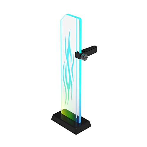 Woedpez ARGB GPU Unterstützungshalterung 5 V 3-polig ARGB Grafikkarten GPU Halterung Aus Gehärtetem Glas Magnetische Halterung Höhenverstellbar von Woedpez