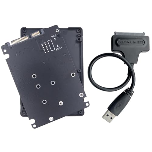 Woedpez Schnelle MSATA Zu SATA3-Konverterbox Mit Tragbarem USB Verbindungskabel Woedpez Schnelle MSATA Zu SATA3-Konverterbox Mit Tragbarem USB Verbindungskabel von Woedpez