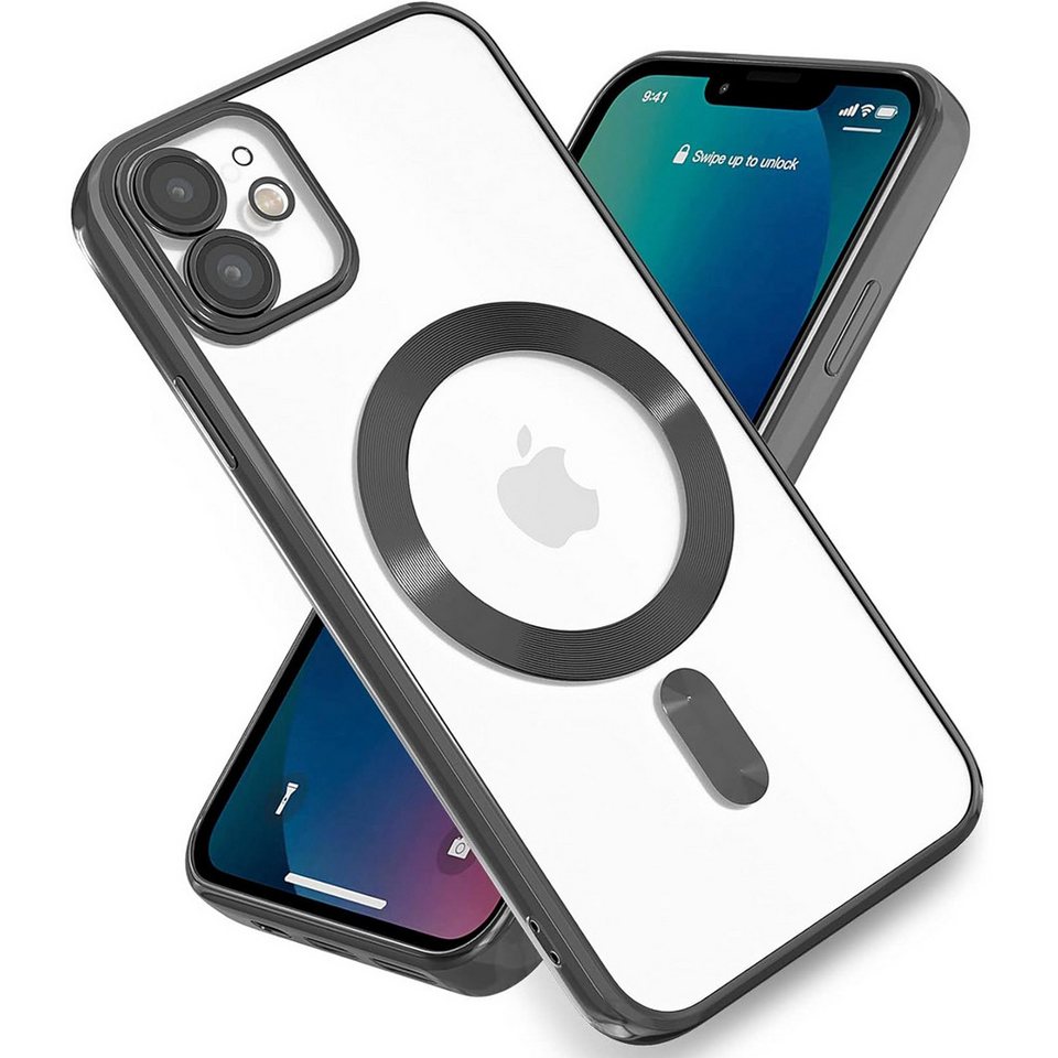 Wörleonline Handyhülle für Apple iPhone 11 mit integriertem Kameraschutz, TPU Schutzhülle, MagSafe kompatible Hülle von Wörleonline