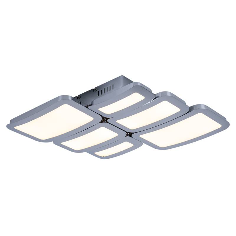 LED Deckenleuchte, Chrom, dimmbar, L 45,5 cm von Wofi