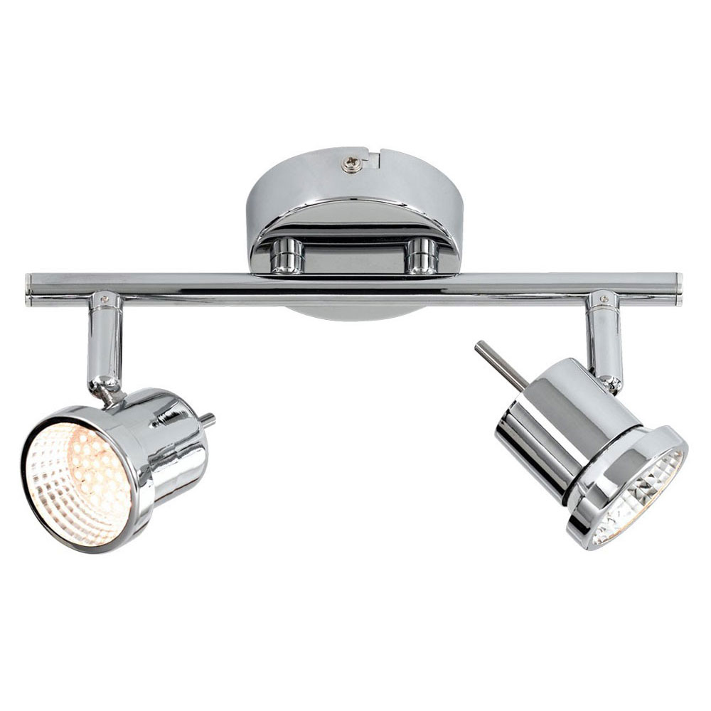 LED Deckenleuchte, Spots/Arme beweglich, Chrom, L 25 cm von Wofi