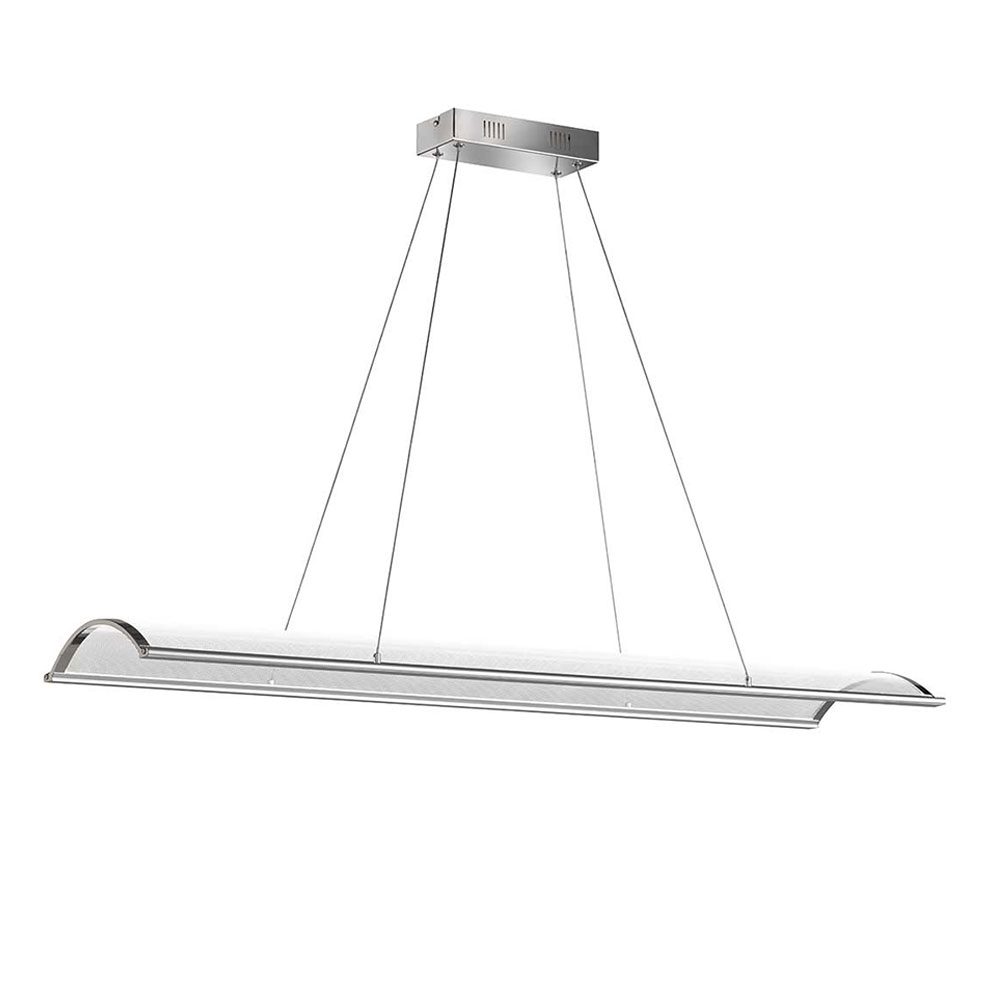 LED Pendellampe, Aluminium, dimmbar, H 150 cm von Wofi