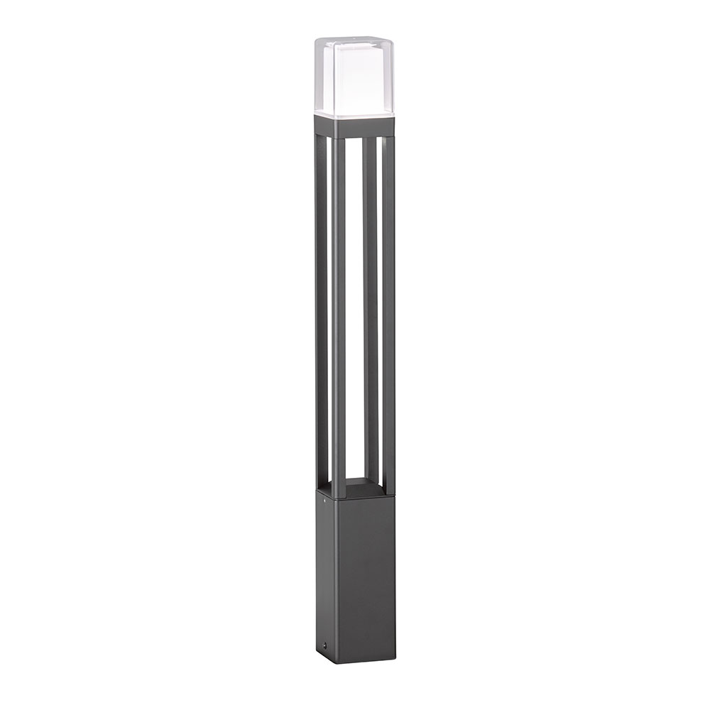 LED Stehleuchte, IP54, Metall, schwarz, H 80 cm von Wofi