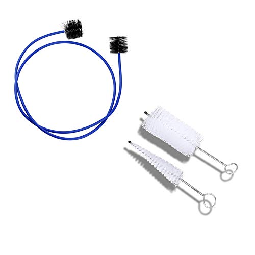 Trompete Reinigung Pflege Kit Trompete Mundstück Bürste Trompetenreinigungsset Pflege und Reinigung Bürsten Set für Musikinstrumente Blechblasinstrumente Trompete Horn Euphonium Tuba Blau von Wohlstand