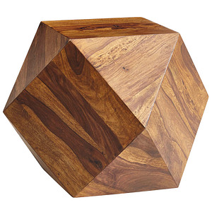 WOHNLING Couchtisch Holz braun 57,0 x 57,0 x 42,5 cm von Wohnling