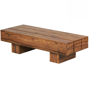 WOHNLING Couchtisch Holz sheesham 120,0 x 45,0 x 30,0 cm von Wohnling