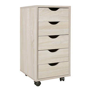 WOHNLING Rollcontainer sonoma-eiche 5 Auszüge 33,0 x 38,0 x 64,0 cm WOHNLING Rollcontainer sonoma-eiche 5 Auszüge 33,0 x 38,0 x 64,0 cm von Wohnling