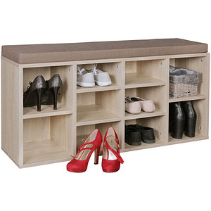 WOHNLING Schuhschrank, WL5.187 sonoma-eiche 6 Fachböden 103,5 x 30,0 x 53,0 cm WOHNLING Schuhschrank, WL5.187 sonoma-eiche 6 Fachböden 103,5 x 30,0 x 53,0 cm von Wohnling