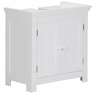 WOHNLING Waschbeckenunterschrank WL1.350 weiß 57,0 x 30,0 x 56,0 cm von Wohnling