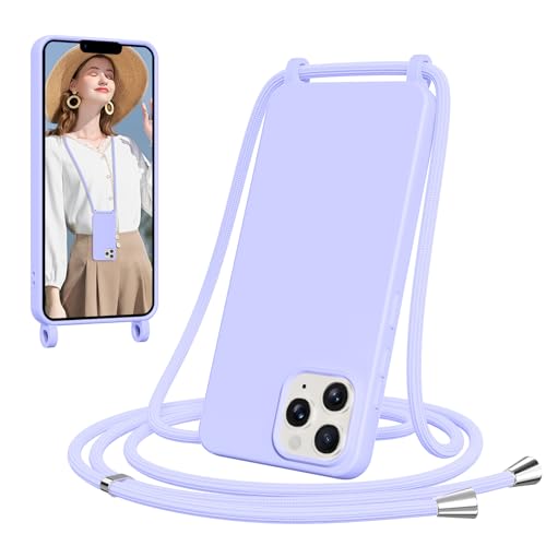 Woijrly Handykette für iPhone 11 Pro Hülle mit Band, Weiche TPU Silikon Necklace Handyhülle mit Abnehmbar Kordel, Verstellbar, Stossfest Handy Schutzhülle für iPhone 11 Pro, Lila Woijrly Handykette für iPhone 11 Pro Hülle mit Band, Weiche TPU Silikon Necklace Handyhülle mit Abnehmbar Kordel, Verstellbar, Stossfest Handy Schutzhülle für iPhone 11 Pro, Lila von Woijrly
