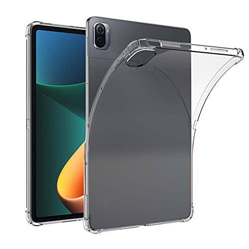Transparent Hülle Kompatibel mit Xiaomi Mi Pad 5 / 5 Pro 2021- Hochwertiges Soft TPU Ultra Dünn Schutzhülle Stoßfest Anti-Scratch Case Cover von Wokee