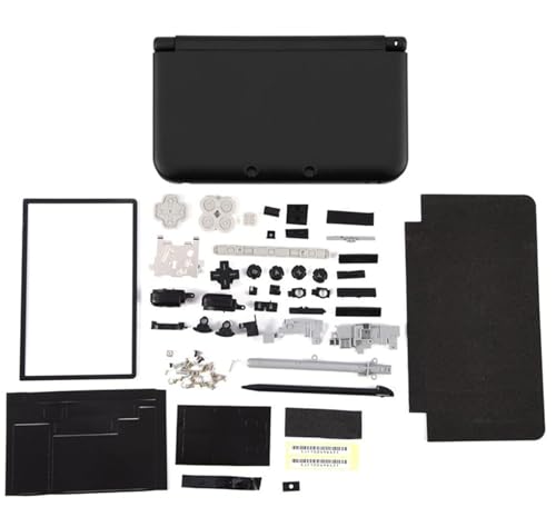 Vollständiges Gehäuse, DIY, Ersatzschalentasten, Abdeckung, Schale, Reparaturteile, Ersatz für 3DS XL, benutzerdefinierte Handkonsolengehäuse, Konsole, nicht im Lieferumfang enthalten, Schwarz Vollständiges Gehäuse, DIY, Ersatzschalentasten, Abdeckung, Schale, Reparaturteile, Ersatz für 3DS XL, benutzerdefinierte Handkonsolengehäuse, Konsole, nicht im Lieferumfang enthalten, Schwarz von Wokyo