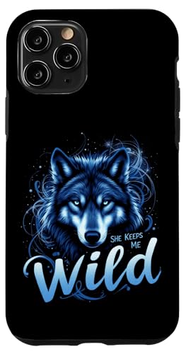SHE KEEPS ME WILD Wolf Hülle für iPhone 11 Pro von Wolf Designs