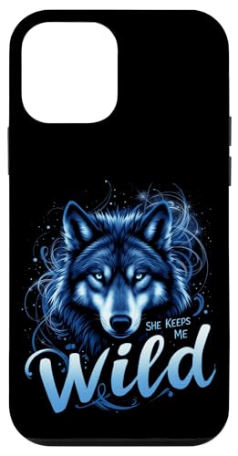 SHE KEEPS ME WILD Wolf Hülle für iPhone 12 mini von Wolf Designs