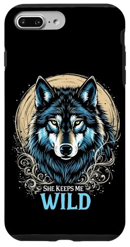 SHE KEEPS ME WILD Wolf Hülle für iPhone 7 Plus/8 Plus SHE KEEPS ME WILD Wolf Hülle für iPhone 7 Plus/8 Plus von Wolf Designs