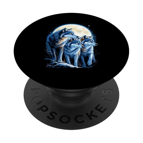Wolf PopSockets Klebender PopGrip Wolf PopSockets Klebender PopGrip von Wolf Designs
