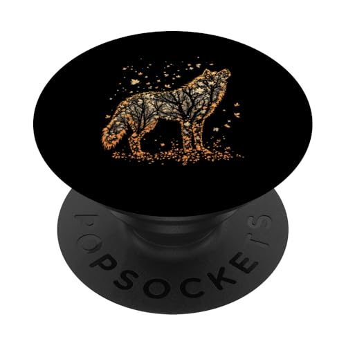 Wolf PopSockets Klebender PopGrip Wolf PopSockets Klebender PopGrip von Wolf Designs