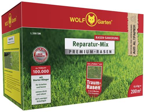 WOLF-Garten 3810036 - Premium-Rasen plus Aufbau-Dünger L 200 SM 1St. von Wolf-Garten