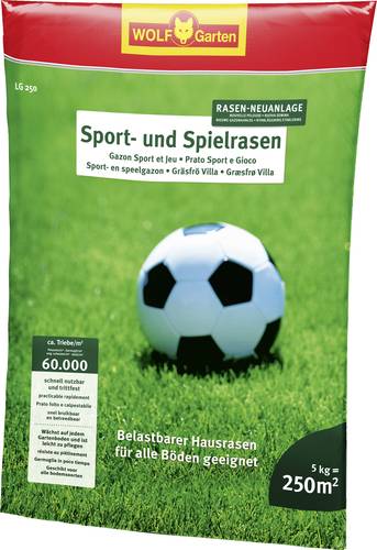 WOLF-Garten 3825030 Sport- und Spielrasen LG 250 1St. von Wolf-Garten