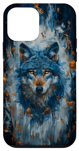 Hülle für iPhone 12 mini Wolf Dunkelblau von Wolf Lover