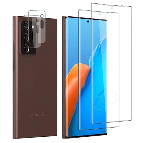 【2+2 Stück】 für Displayschutz Samsung Galaxy Note 20 Ultra 5G Panzerglas Kameraschutz, Bruchsicher Folie Samsung Note 20 Ultra Schutzfolie Schutzglas Screen Protector 【2+2 Stück】 für Displayschutz Samsung Galaxy Note 20 Ultra 5G Panzerglas Kameraschutz, Bruchsicher Folie Samsung Note 20 Ultra Schutzfolie Schutzglas Screen Protector von WolfFancy
