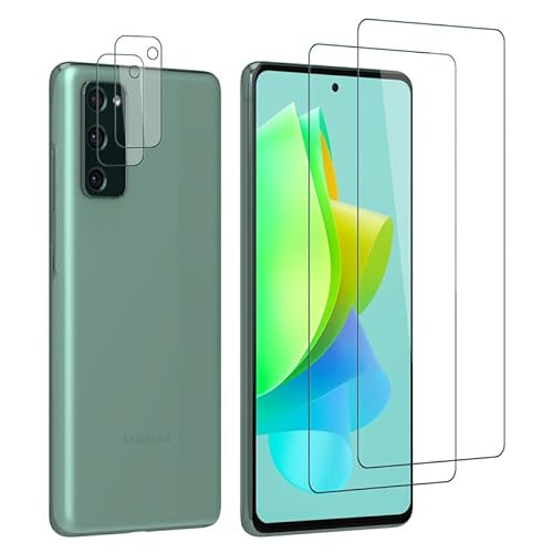 【2+2 Stück】 für Displayschutz Samsung Galaxy S20 FE 5G Panzerglas Kameraschutz, Bruchsicher Folie Samsung S20 FE Schutzfolie, Sensitive Touch Schutzglas Samsung Galaxy S20 FE 5G Screen Protector 【2+2 Stück】 für Displayschutz Samsung Galaxy S20 FE 5G Panzerglas Kameraschutz, Bruchsicher Folie Samsung S20 FE Schutzfolie, Sensitive Touch Schutzglas Samsung Galaxy S20 FE 5G Screen Protector von WolfFancy